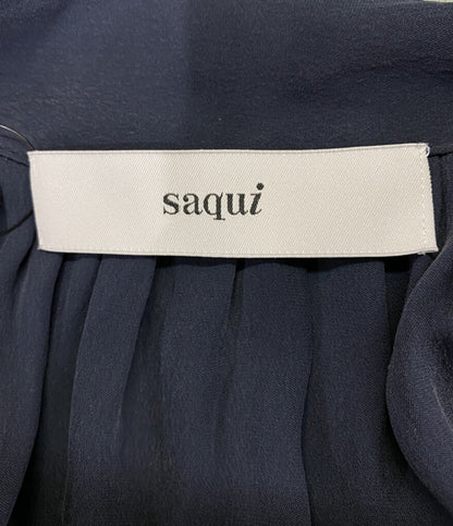 Saqui サキ ボウタイブラウス 長袖 シルク 23AW14 レディース SIZE 36