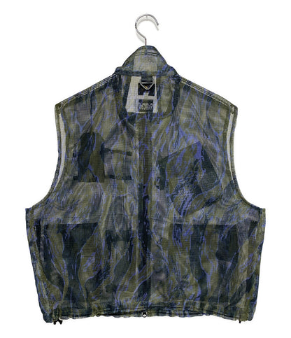 美品 NEEDLES PURPLE THINGS パープルシングス ベスト BDUVEST-Heavyweight Mesh 2023ss MR400 メンズ SIZE S ニードルズ