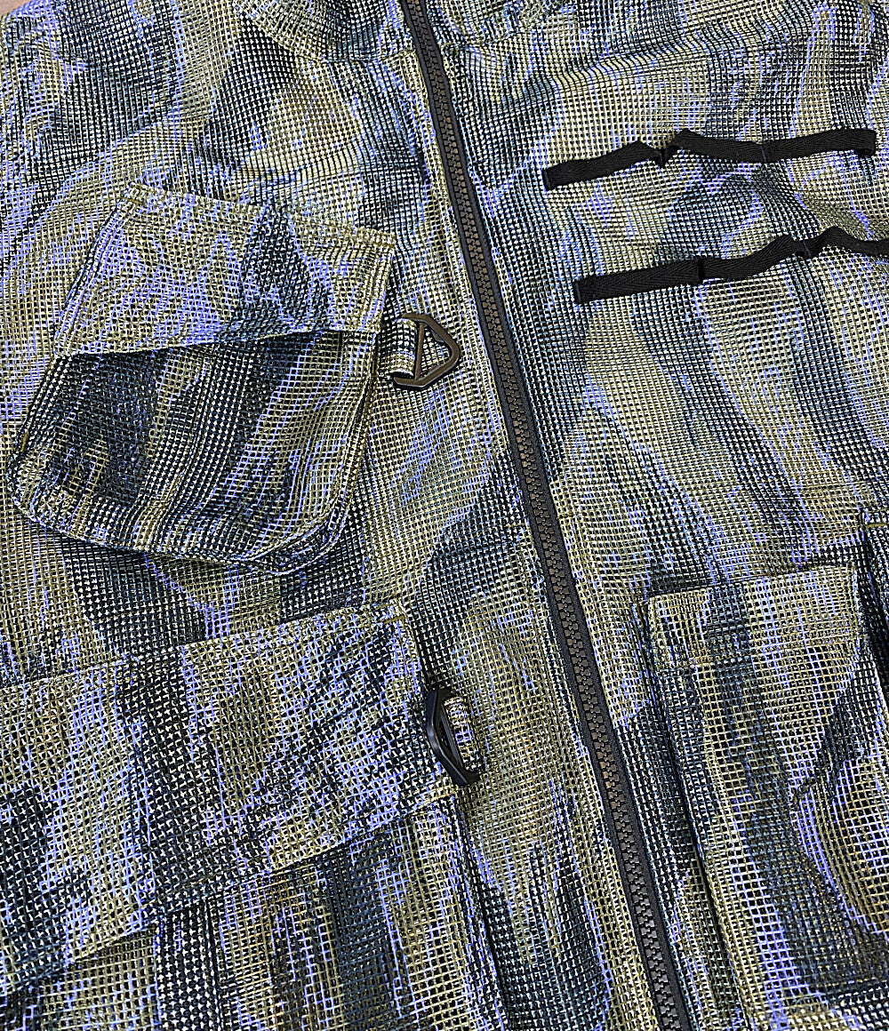 美品 NEEDLES PURPLE THINGS パープルシングス ベスト BDUVEST-Heavyweight Mesh 2023ss MR400 メンズ SIZE S ニードルズ