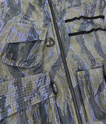 美品 NEEDLES PURPLE THINGS パープルシングス ベスト BDUVEST-Heavyweight Mesh 2023ss MR400 メンズ SIZE S ニードルズ
