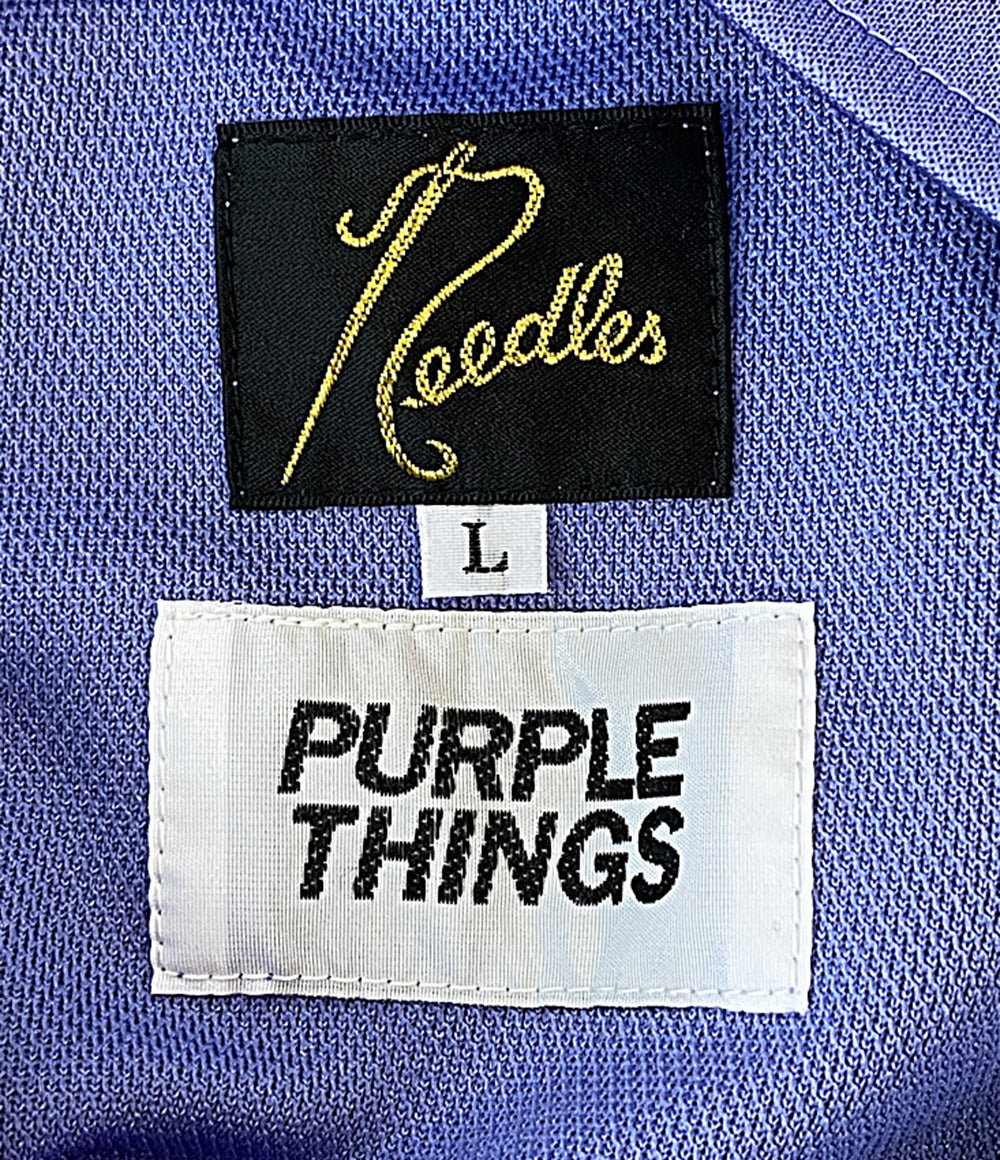 NEEDLES PURPLE THINGS パープルシングス ジャージ Track Jacket パープル MR397 メンズ SIZE L ニードルズ