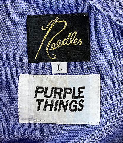 NEEDLES PURPLE THINGS パープルシングス ジャージ Track Jacket パープル MR397 メンズ SIZE L ニードルズ