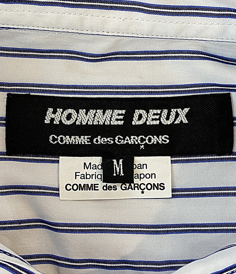 美品 COMME des GARCONS HOMME DEUX 長袖シャツ 25SS DO-B030 メンズ SIZE M コムデギャルソンオムドゥ