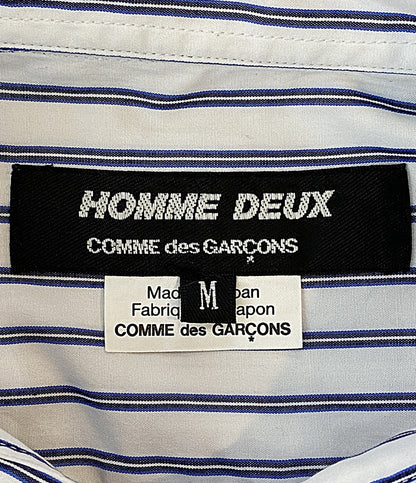 美品 COMME des GARCONS HOMME DEUX 長袖シャツ 25SS DO-B030 メンズ SIZE M コムデギャルソンオムドゥ