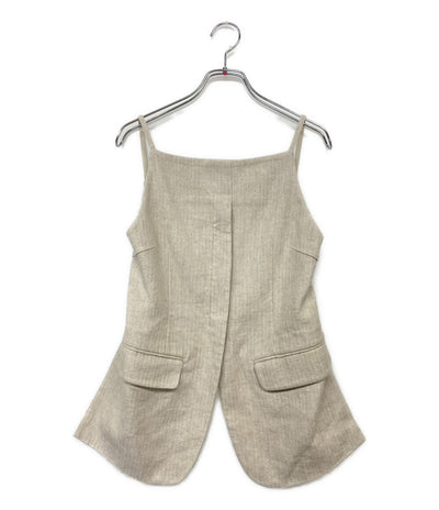 CLANE エプロンビスチェ アイボリー 16122-4232 レディース SIZE 1 クラネ
