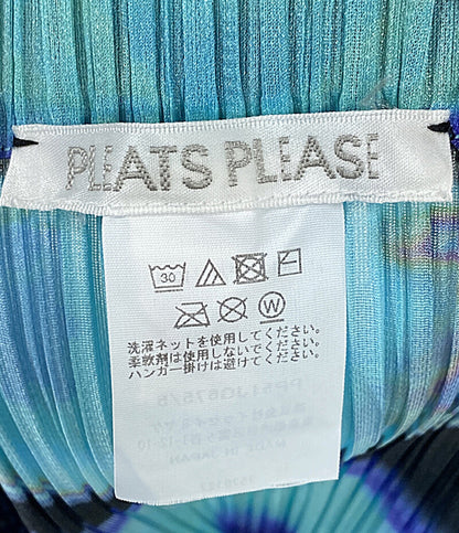 美品 PLEATS PLEASE スカート THERMAL FOODS ブルー 25ss PP51JG675 レディース SIZE 5 プリーツプリーズ