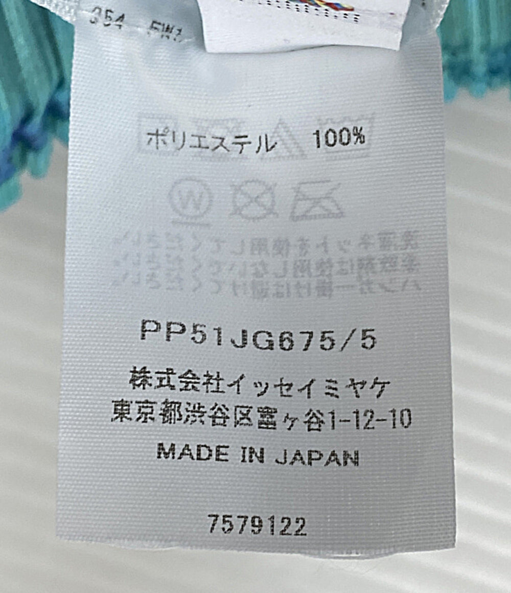 美品 PLEATS PLEASE スカート THERMAL FOODS ブルー 25ss PP51JG675 レディース SIZE 5 プリーツプリーズ