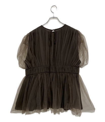 Curensology チュールブラウス 23SS CL306106ER レディース SIZE F カレンソロジー