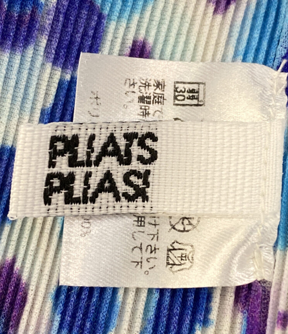 PLEATS PLEASE 半袖Tシャツ 2015 スキッパー ブルー PP51FK383