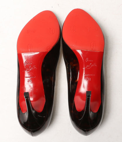 Christian Louboutin サンダル ヒール パテントレザー レディース SIZE 38 クリスチャンルブタン