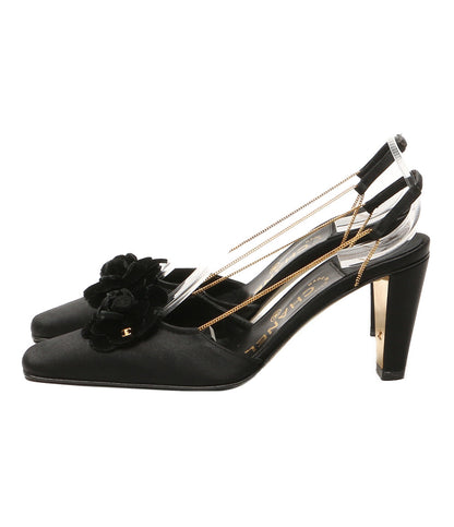 CHANEL パンプス カメリア チェーンパンプス レディース SIZE 36 シャネル