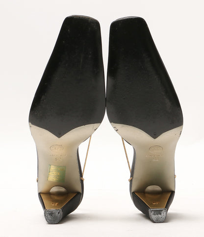 CHANEL パンプス カメリア チェーンパンプス レディース SIZE 36 シャネル