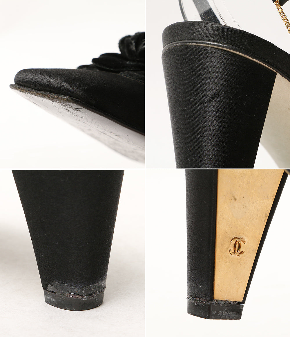 CHANEL パンプス カメリア チェーンパンプス レディース SIZE 36 シャネル