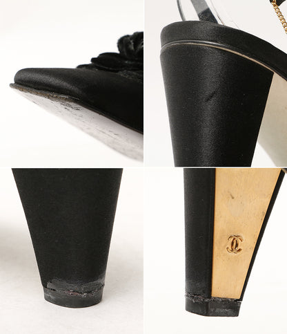 CHANEL パンプス カメリア チェーンパンプス レディース SIZE 36 シャネル