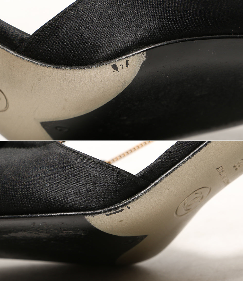 CHANEL パンプス カメリア チェーンパンプス レディース SIZE 36 シャネル
