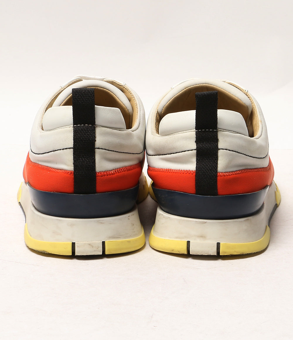 HERMES スニーカー ラピッド Hステッチ ホワイト オレンジ 181332ZH メンズ SIZE 43 1/2 エルメス