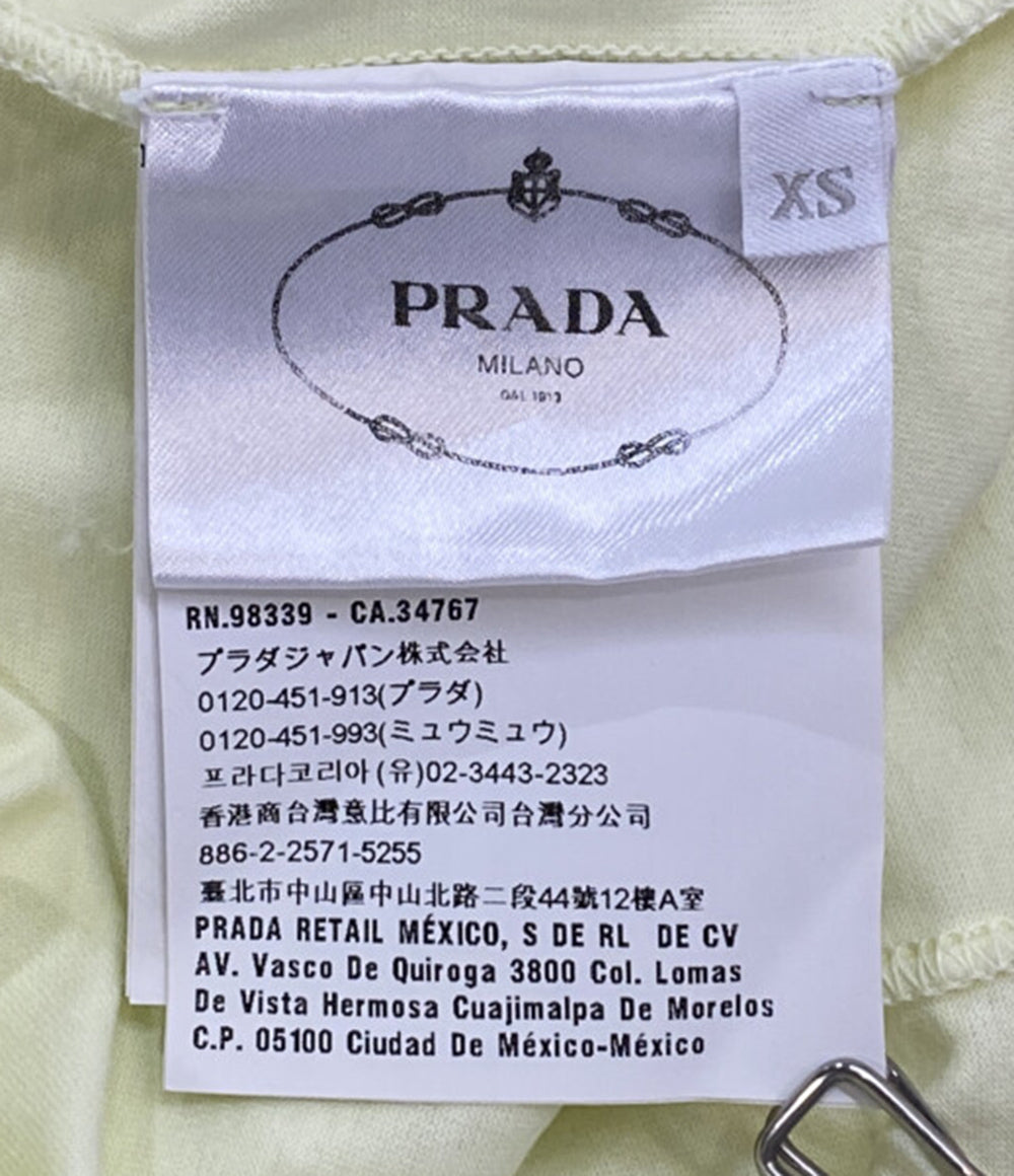 PRADA 半袖Tシャツ 135520 YELLOW Tee レディース SIZE XS プラダ