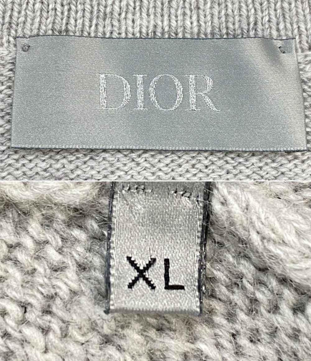 DIOR HOMME ニット クチュール カシミヤ100 243M645AT474 メンズ SIZE