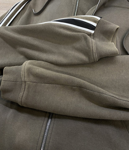 HERMES スウェットパーカー ランH ジップアップ メンズ SIZE XL エルメス