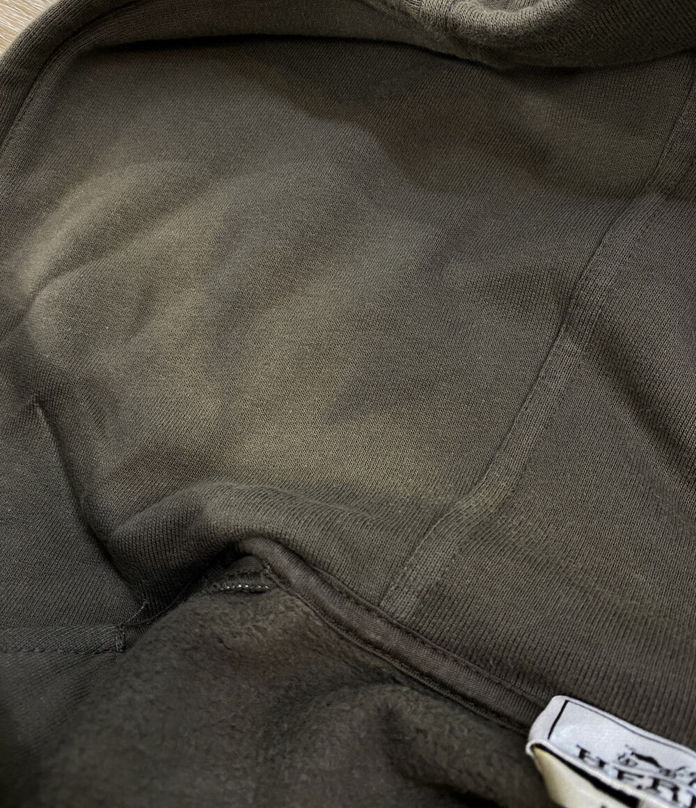HERMES スウェットパーカー ランH ジップアップ メンズ SIZE XL エルメス