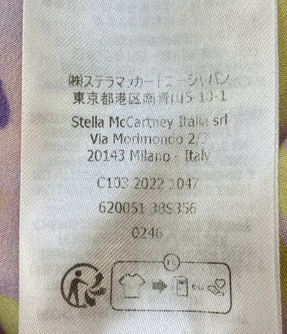 美品 STELLA McCARTNEY ブラウス シルクシャツ フラワー マルチカラー レディース SIZE 36 ステラマッカートニー
