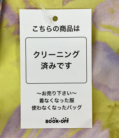 美品 STELLA McCARTNEY ブラウス シルクシャツ フラワー マルチカラー レディース SIZE 36 ステラマッカートニー