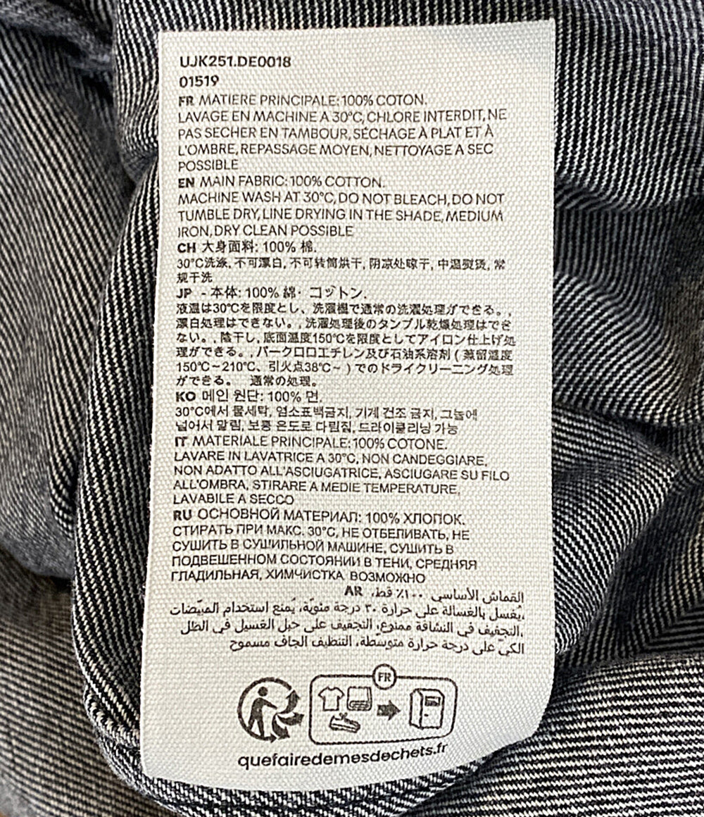 美品 AMI Alexandre Mattiussi アミアレクサンドルマテュッシ デニムジャケット スタッズデニムシャツ メンズ SIZE M