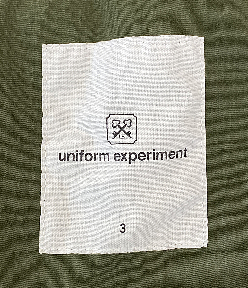 UNIFORM EXPERIMENT コート ジャケット カーキ UE-240000 メンズ SIZE 3 ユニフォームエクスペリメント