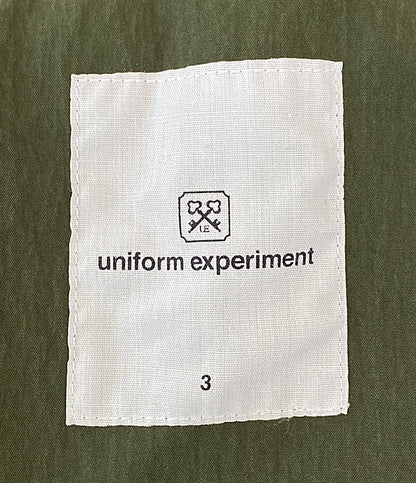 UNIFORM EXPERIMENT コート ジャケット カーキ UE-240000 メンズ SIZE 3 ユニフォームエクスペリメント