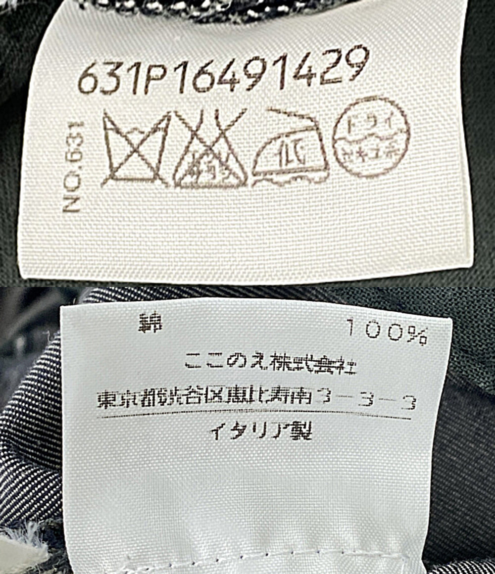 Maison Margiela パンツ コットントラウザー 白タグ ここのえ 03SS 631P16491429 レディース SIZE 36 メゾンマルジェラ