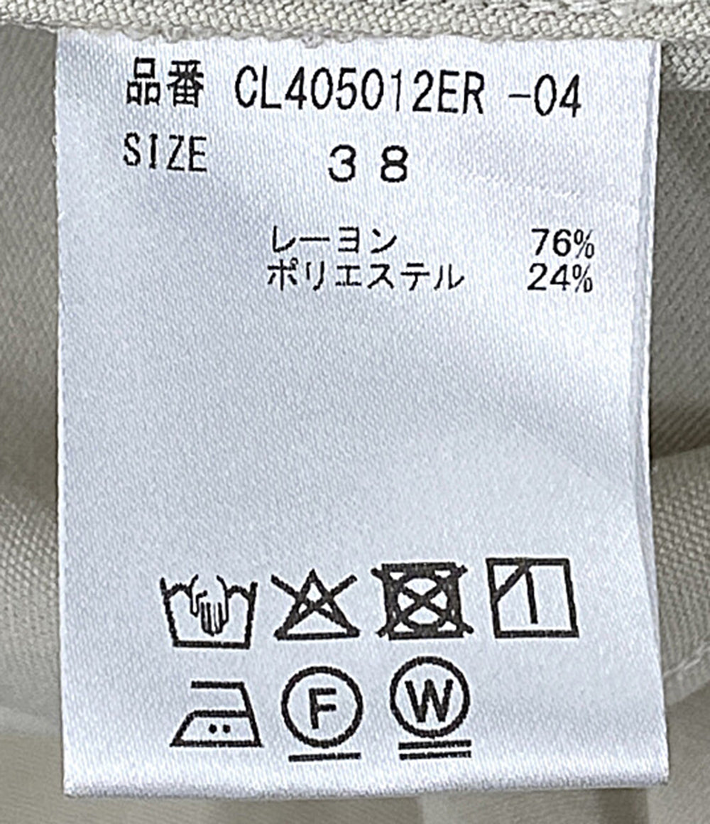 Curensology プレーンタックパンツ 24SS CL405012ER-04 レディース SIZE 38 カレンソロジー