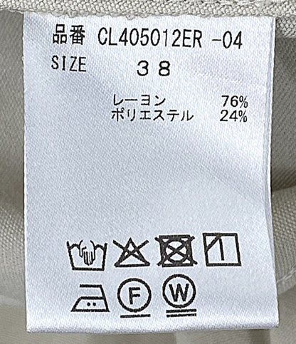Curensology プレーンタックパンツ 24SS CL405012ER-04 レディース SIZE 38 カレンソロジー