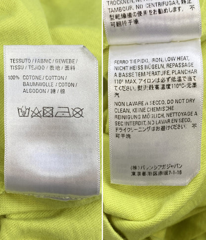 BALENCIAGA 半袖Ｔシャツ ネオンイエロー キャンペーンロゴ 641675 TJVF7 メンズ SIZE XS バレンシアガ