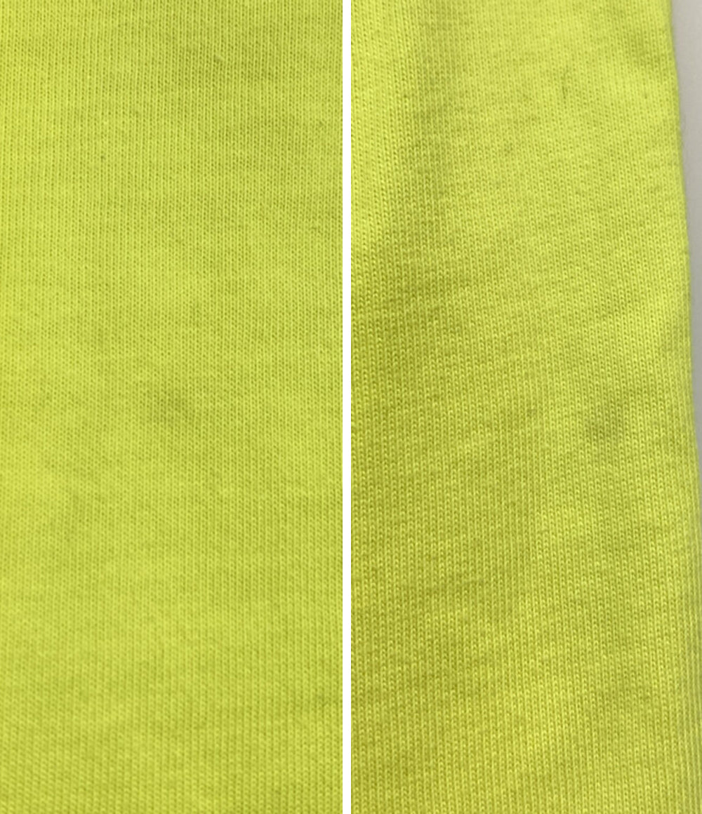 BALENCIAGA 半袖Ｔシャツ ネオンイエロー キャンペーンロゴ 641675 TJVF7 メンズ SIZE XS バレンシアガ