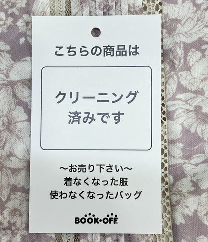 美品 Her lip to ノースリーブワンピース ピンク Lace Trimmed Floral Dress 124230506 レディース SIZE M ハーリップトゥ