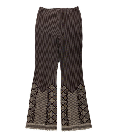 PLEATS PLEASE パンツ ブラウン PP52LF935 レディース SIZE S プリーツプリーズ