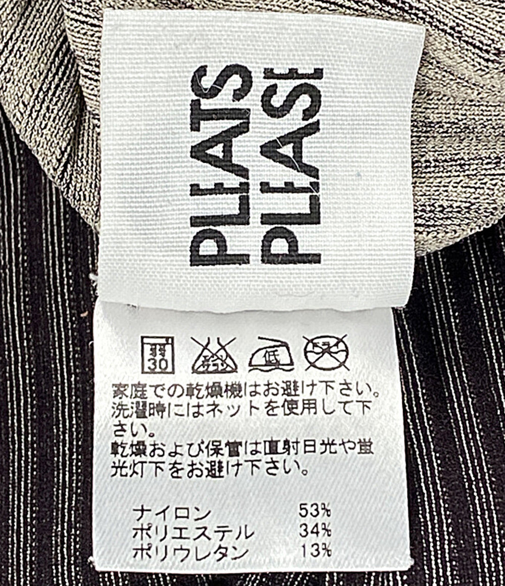 PLEATS PLEASE パンツ ブラウン PP52LF935 レディース SIZE S プリーツプリーズ