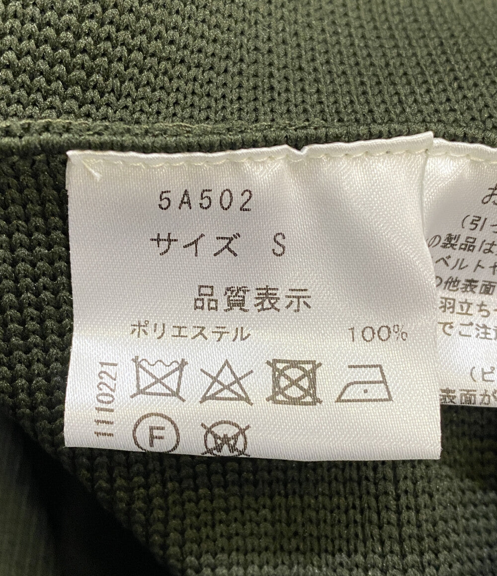 美品 seventen セブンテン ボリュームスリーブニットワンピース 半袖 グリーン 5A502 レディース SIZE S