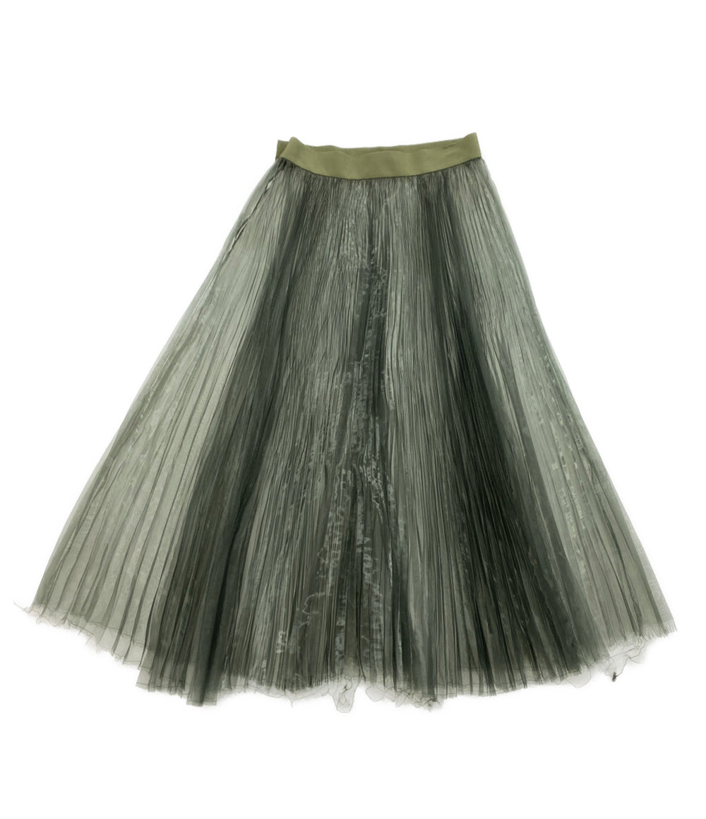 HYKE 181-14046 オーガンジープリーツスカート レディース SIZE 1 ハイク