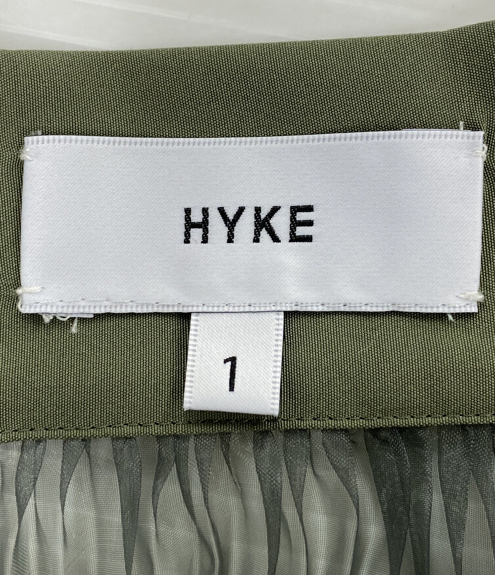 HYKE 181-14046 オーガンジープリーツスカート レディース SIZE 1 ハイク