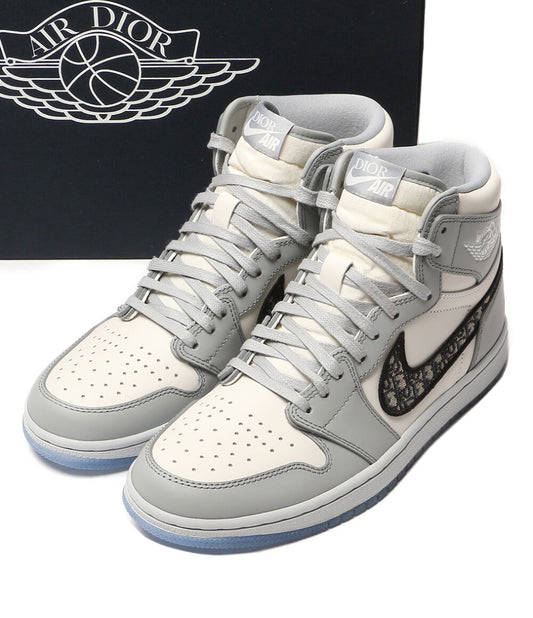 美品 NIKE ディオール スニーカー DIOR AIR JORDAN 1 HIGH OG CN8607-002 メンズ SIZE 26.5cm ナイキ
