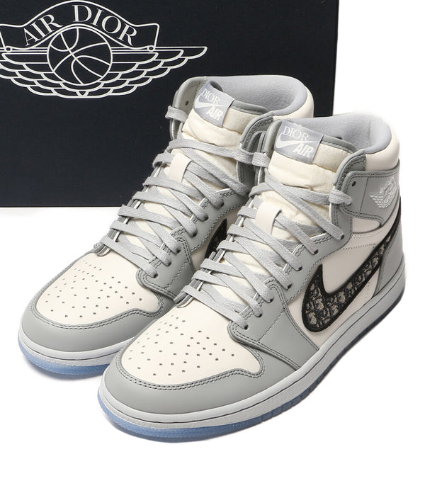 美品 NIKE ディオール スニーカー DIOR AIR JORDAN 1 HIGH OG CN8607