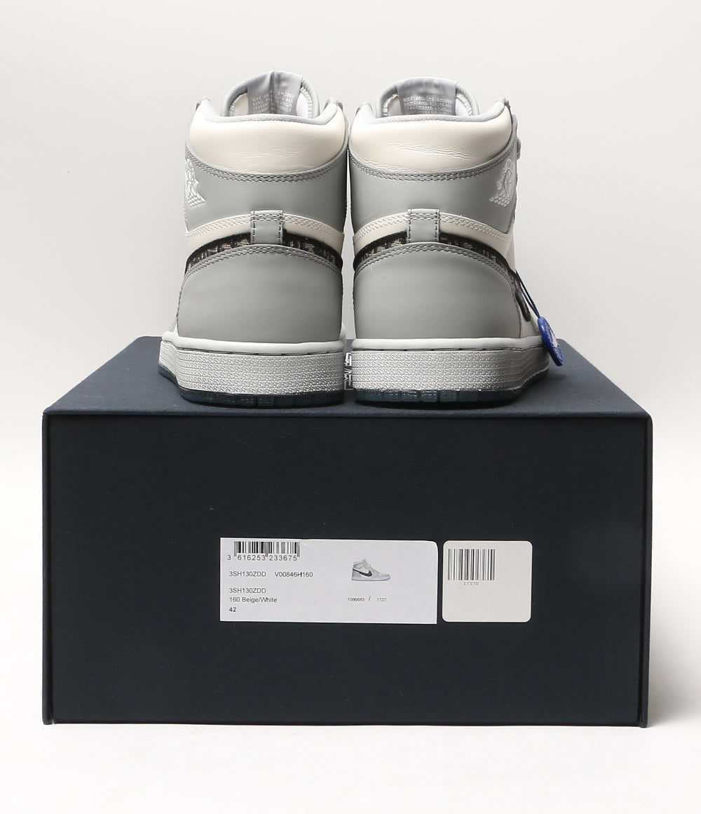 美品 NIKE ディオール スニーカー DIOR AIR JORDAN 1 HIGH OG CN8607-002 メンズ SIZE 26.5cm ナイキ