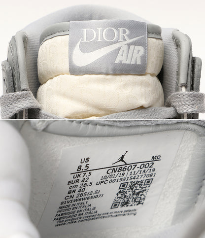 美品 NIKE ディオール スニーカー DIOR AIR JORDAN 1 HIGH OG CN8607-002 メンズ SIZE 26.5cm ナイキ