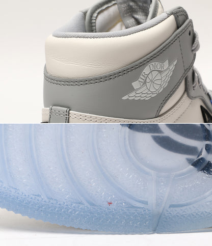 美品 NIKE ディオール スニーカー DIOR AIR JORDAN 1 HIGH OG CN8607-002 メンズ SIZE 26.5cm ナイキ