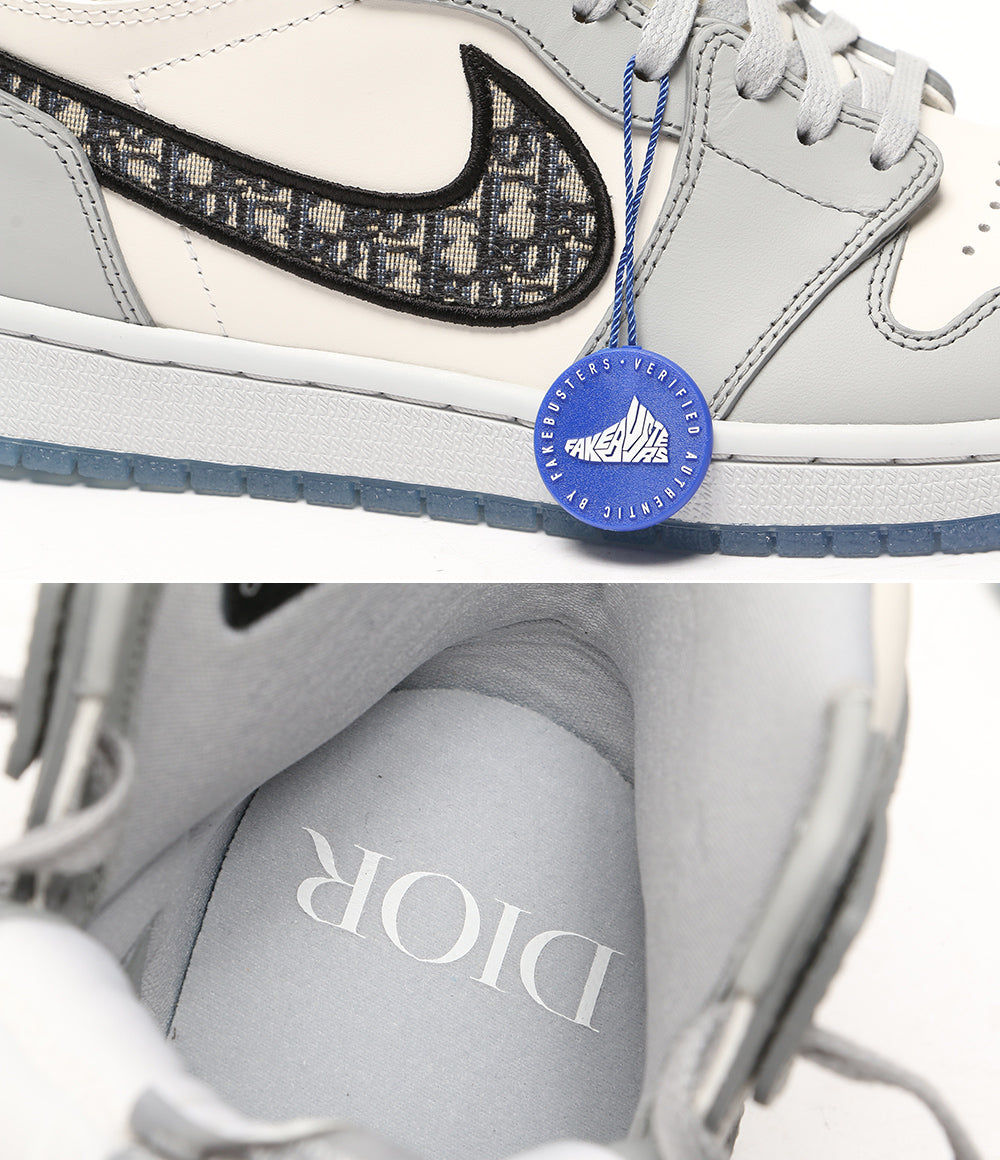 美品 NIKE ディオール スニーカー DIOR AIR JORDAN 1 HIGH OG CN8607-002 メンズ SIZE 26.5cm ナイキ