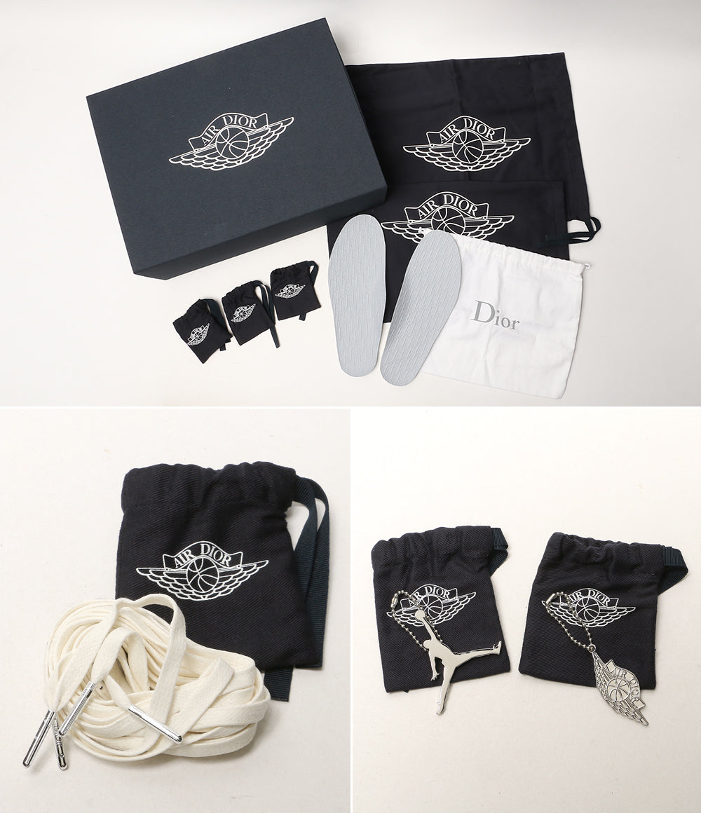 美品 NIKE ディオール スニーカー DIOR AIR JORDAN 1 HIGH OG CN8607-002 メンズ SIZE 26.5cm ナイキ