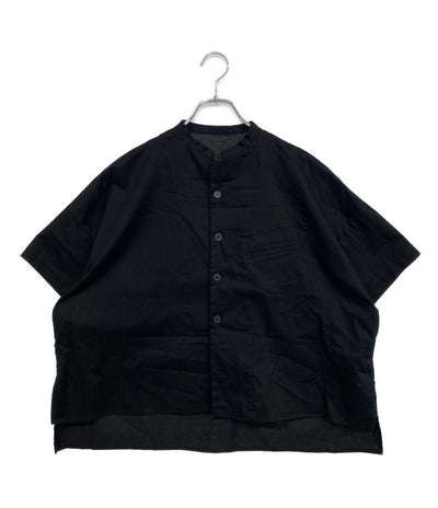 Y’s 半袖シャツ ボックスシャツ ブラック YT-B83-003 レディース SIZE 2 ワイズフォーメン