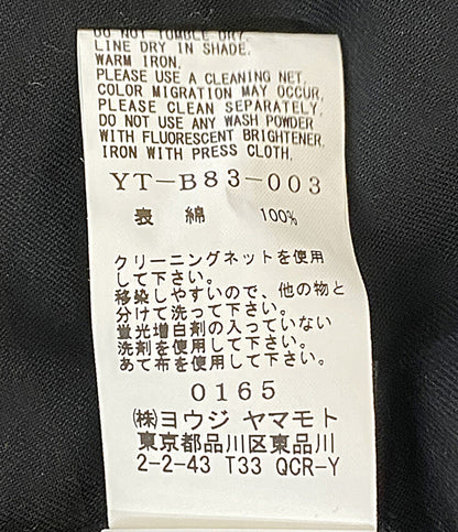 Y’s 半袖シャツ ボックスシャツ ブラック YT-B83-003 レディース SIZE 2 ワイズフォーメン