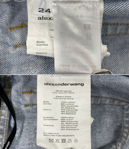 ALEXANDER WANG デニムショートパンツ レディース SIZE 24 アレキサンダーワン